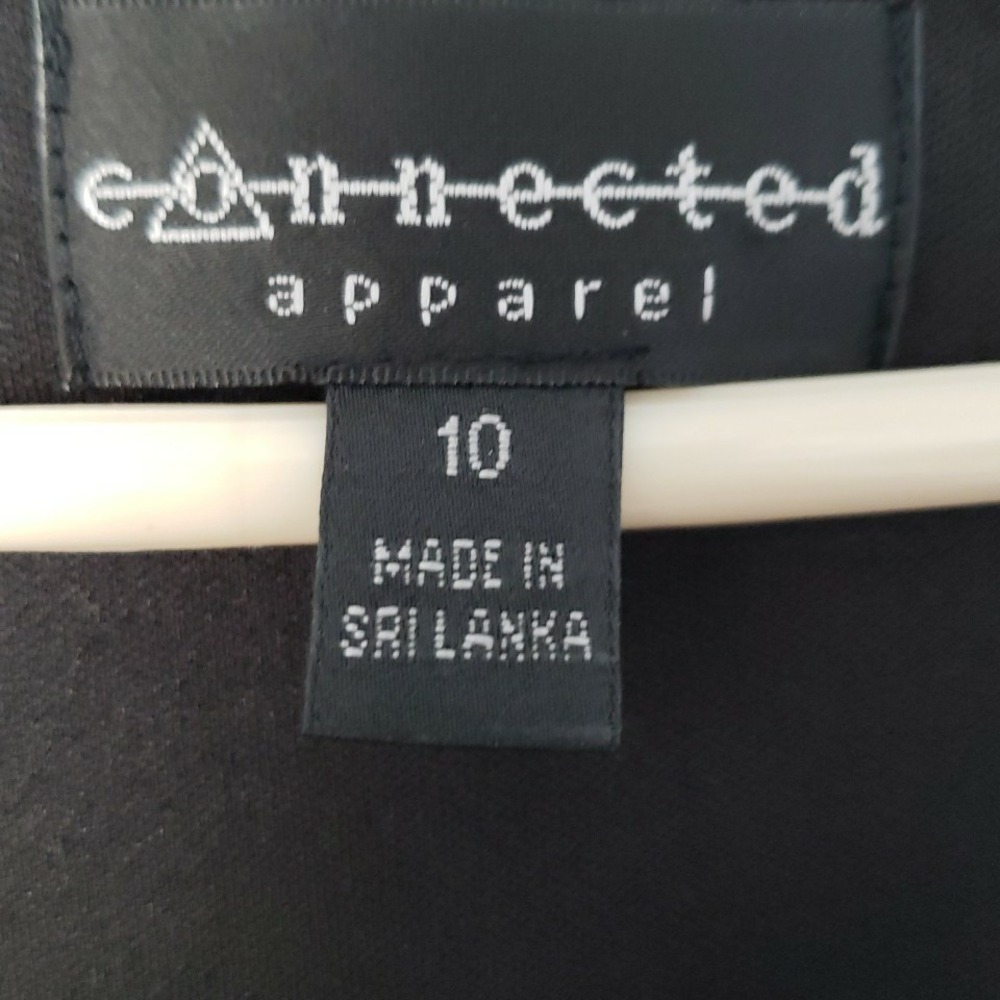 Connected Apparel Womans Dress Size 10 Knee Length - Picture 3 of 4